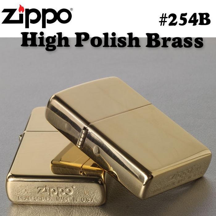 ブラスポリッシュ ZIPPO ソリッドブラス・ハイポリッシュジッポ ロゴ