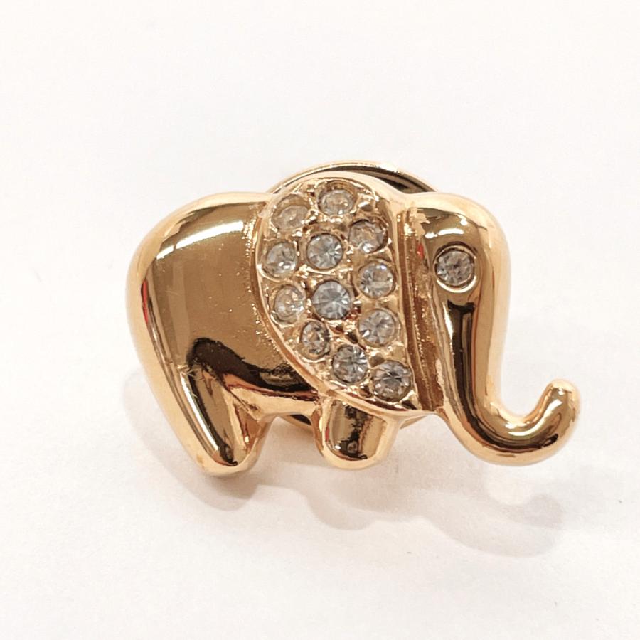 クリスチャン ディオール ヴィンテージ ゴールデン メタル ファン