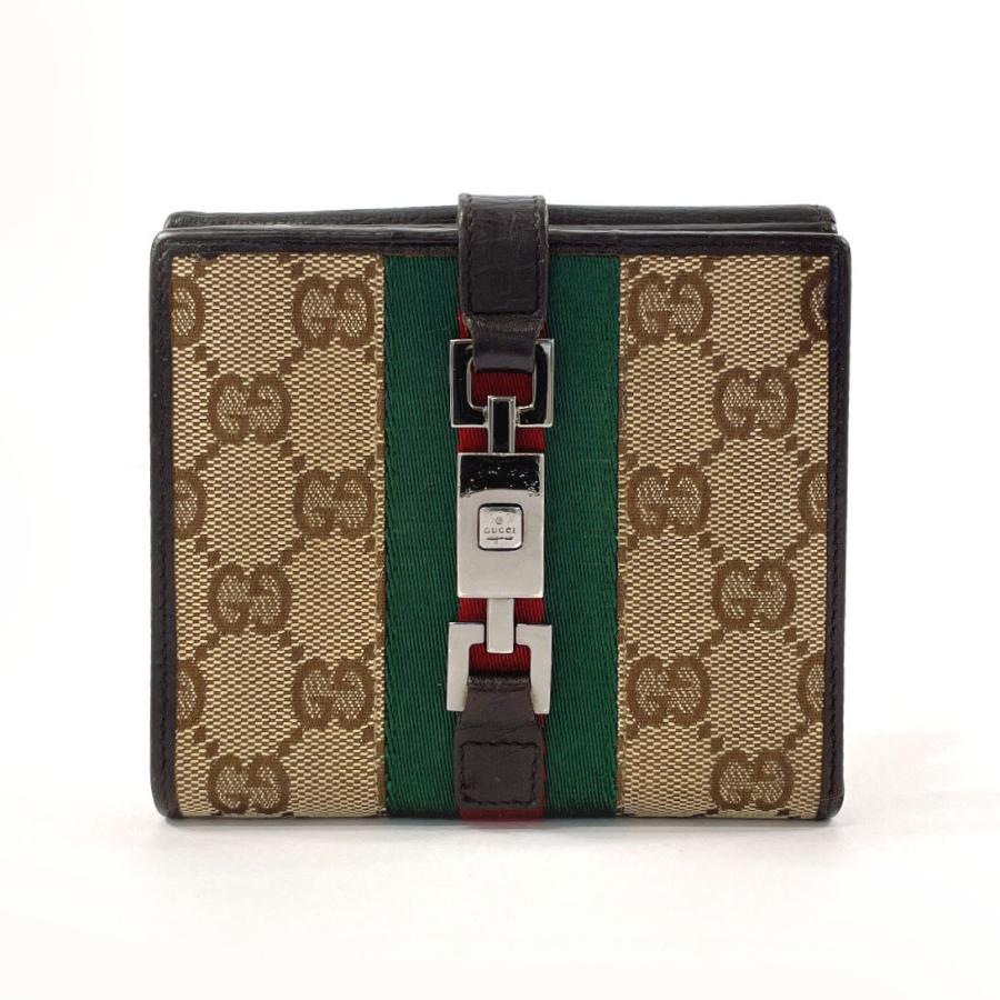 GUCCI（グッチ） 二つ折り財布 05474 ジャッキー シェリーライン GG