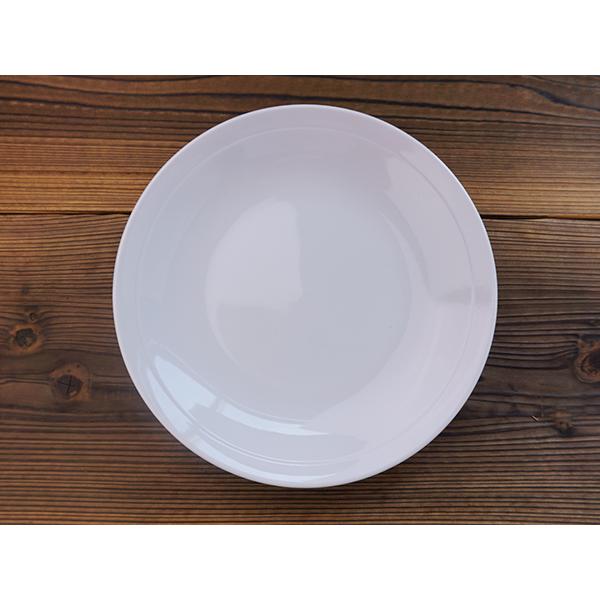 高台 リム プレート 23.2cm アウトレット 日本製 白いお皿 高台皿 中華