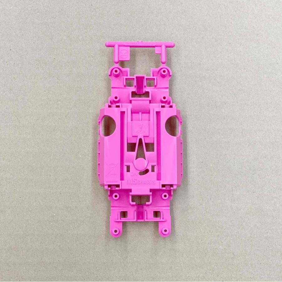 ミニ四駆 MSシャーシ ピンク ミニ四駆 バラ売り : おもちゃの