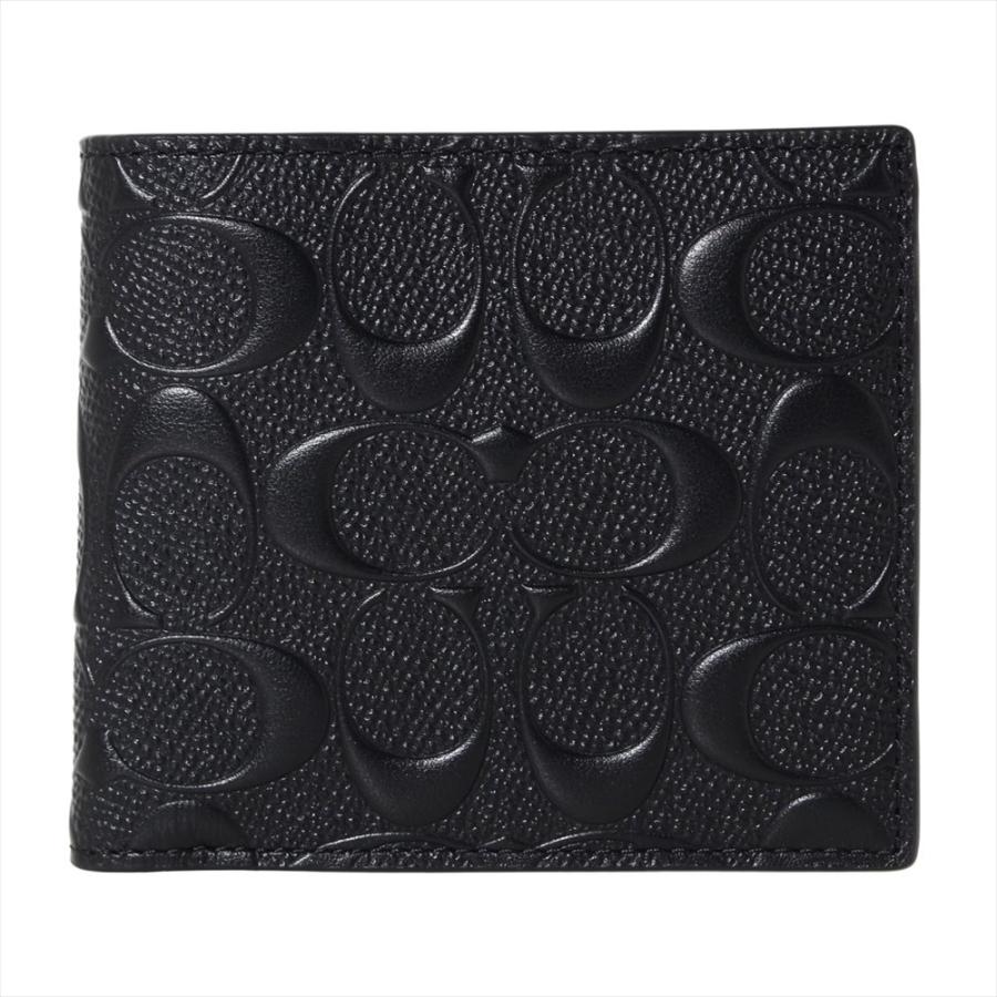 COACH（コーチ） コーチアウトレット 二つ折り財布 75363 BLK Black