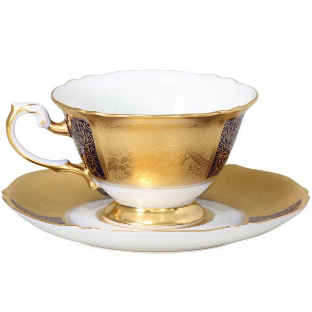 大倉陶園 【大倉陶園直営店】 The Okura 花鳥苑 カップ＆ソーサー 日本