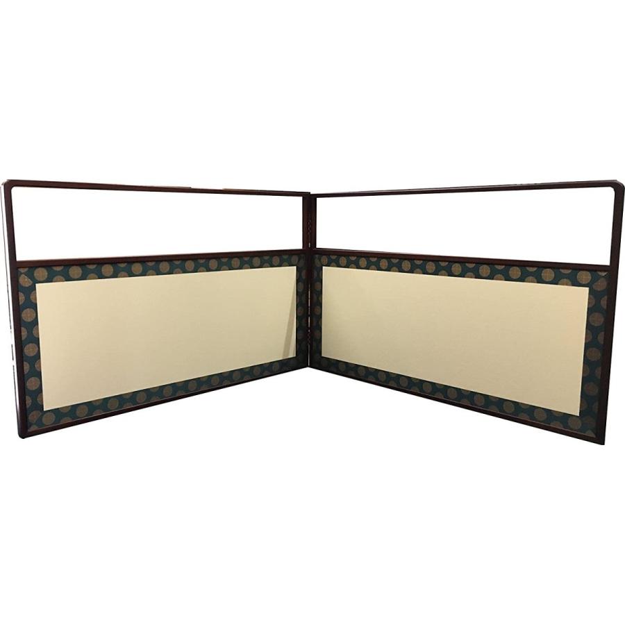 茶道具 風炉先屏風 1尺8寸 腰風炉先 裏遠山 女桑縁 茶道 茶室 茶会