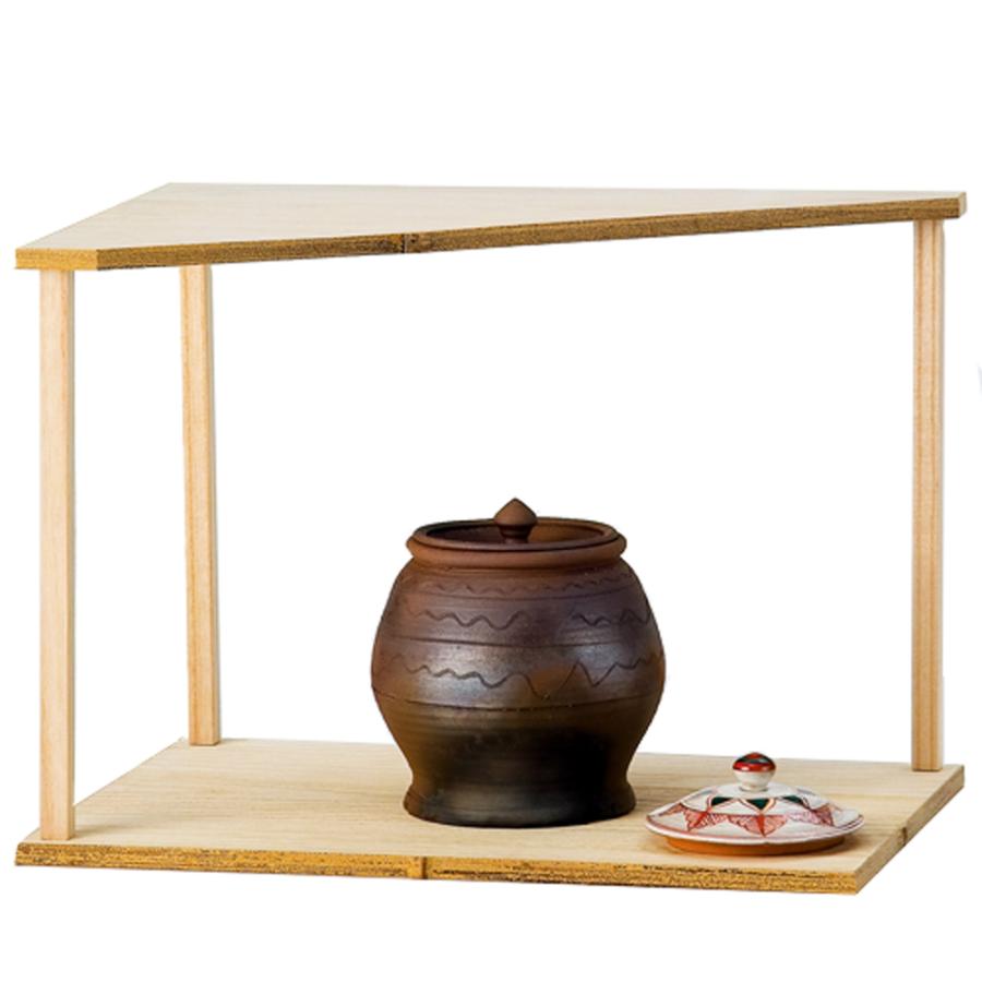 茶道具】 山里棚 竹張砂摺 遠州好写 小林幸斎作 棚-4 : 創業大正七年