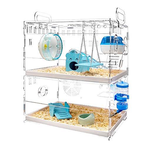 きなとのケージ屋さん フクロモモンガ用アクリルケージ キャスター付き