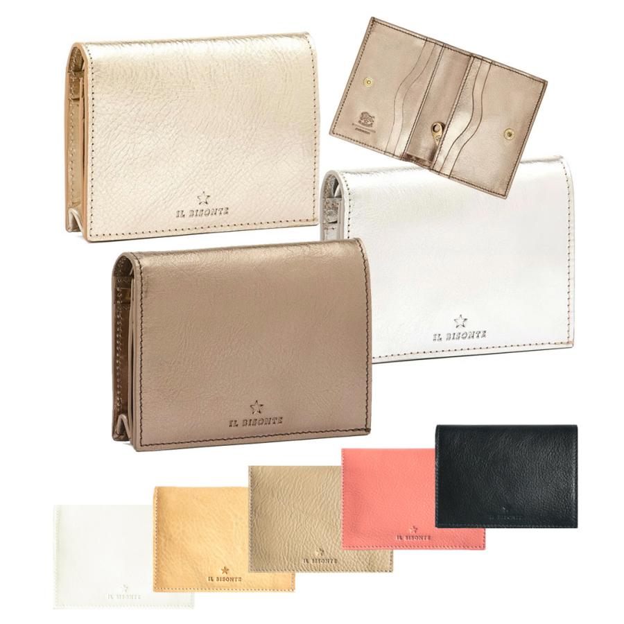 IL BISONTE（イルビゾンテ） 並行輸入品 クリアランス 二つ折り財布