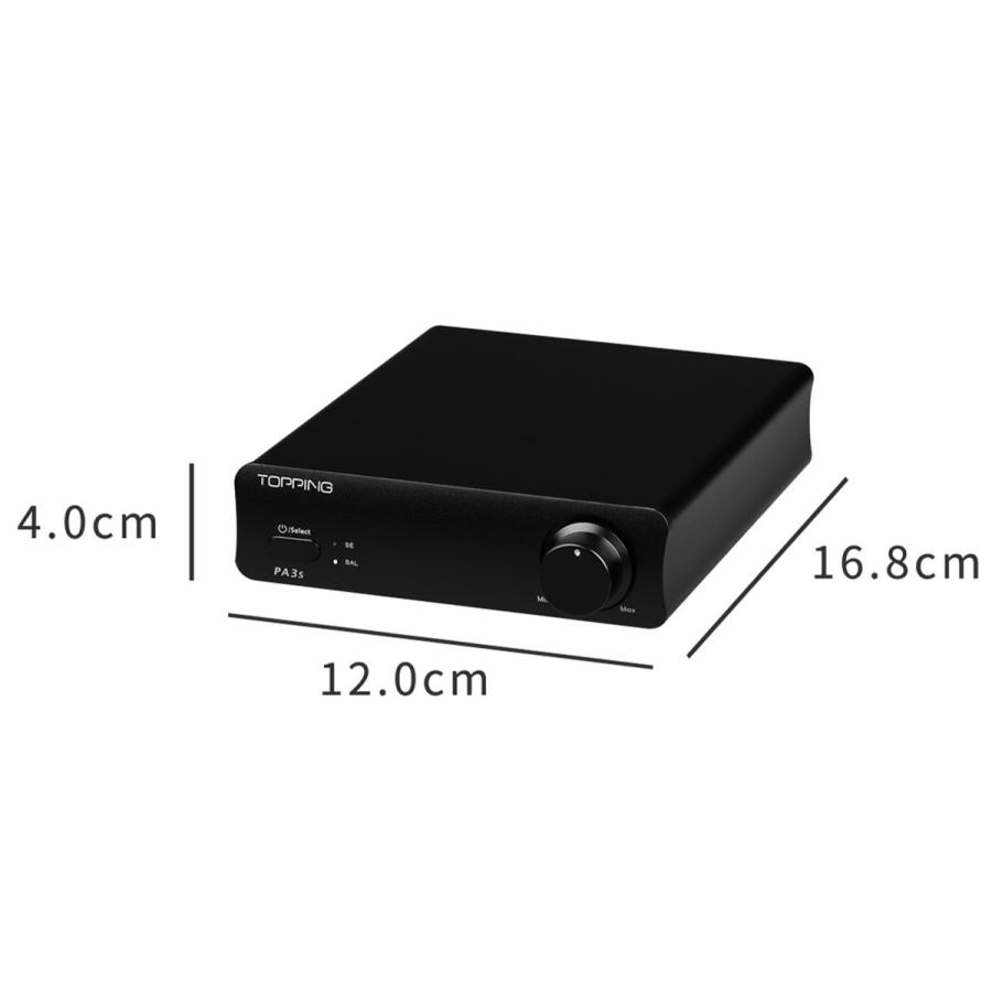 Topping トッピング PA3S パワーアンプ フルバランス クラスD アンプ