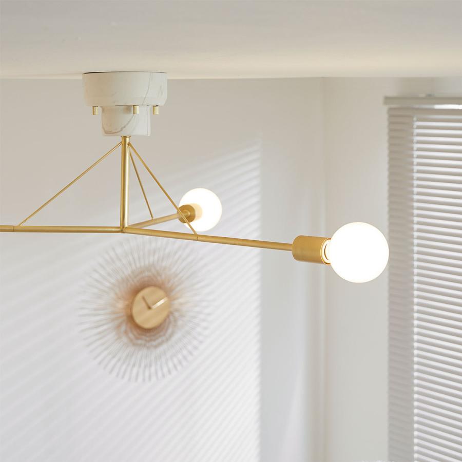 LOWYA（ロウヤ） 照明 シーリングライト 3灯 おしゃれ 幅78cm リビング