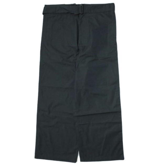 新品 AURALEE オーラリー 日本製 FINX CHAMBRAY BELTED WIDE PANTS
