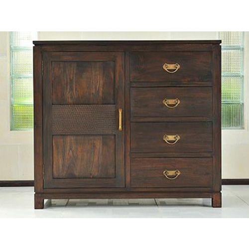 キャビネットアジアン家具 チーク無垢材 おしゃれ 幅100 木製 棚 バリ