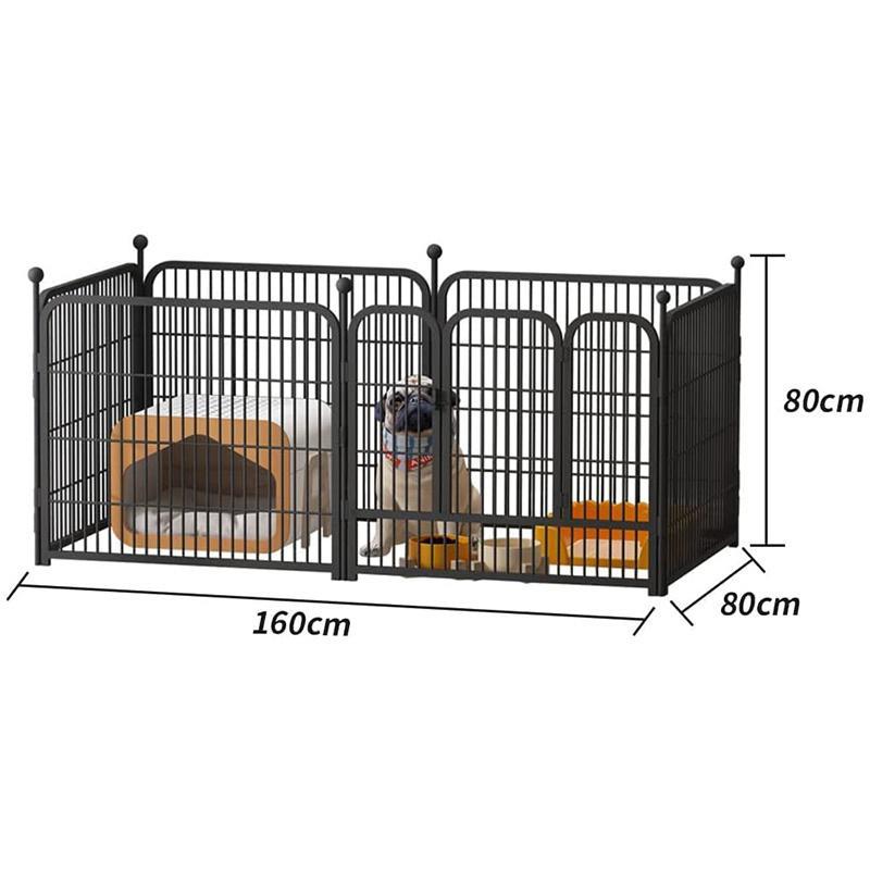 Yumcute ペットケージ ペット サークル 犬用 diy フェンス ドア付