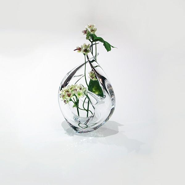 スガハラ フラワーベース ranke ランケ クリア 手作り 一輪挿し ギフト