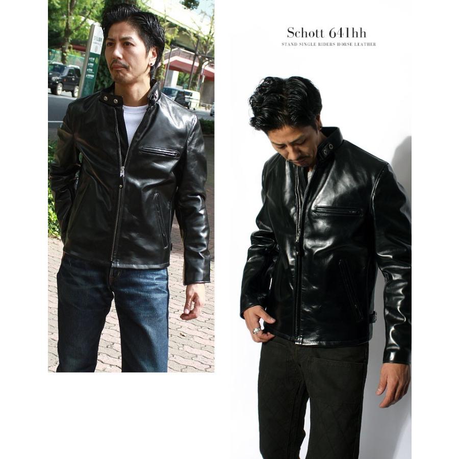 Schott N.Y.C（ショット） Schott 馬革 シングルライダース 641HH