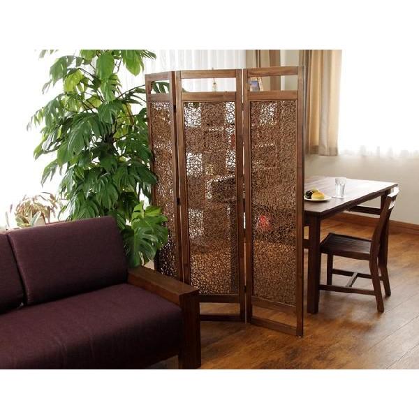 アジアン家具 パーテーション パーティション 衝立 おしゃれ チーク