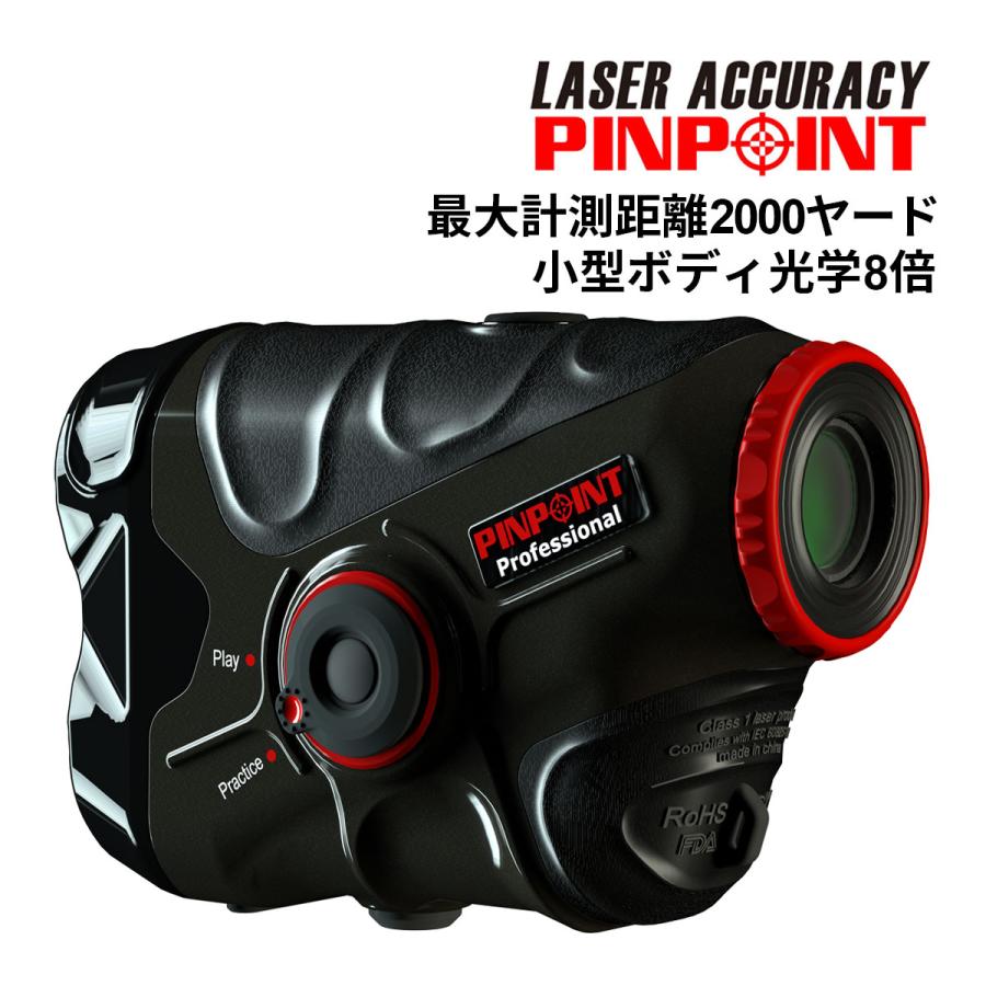 PINPOINT ゴルフ 距離測定器 レーザー 距離計 計測器 ケース付