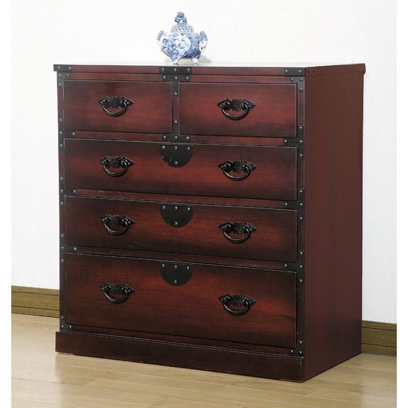 民芸調 引出箪笥 たんす タンス / 民芸家具 和風 和室 レトロ