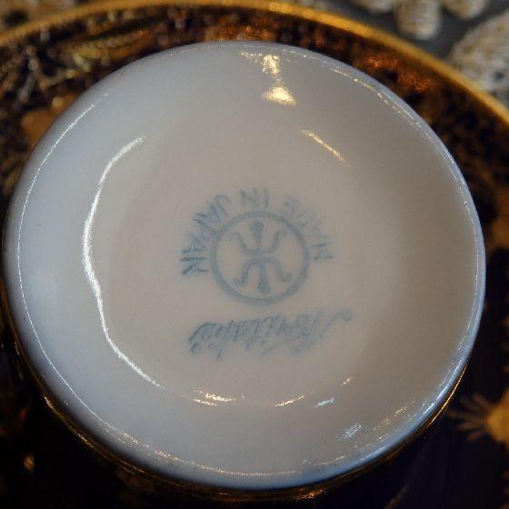 2008 オールドニッポン 金彩盛上泥漿龍図紋 皿 2客 2008 オールド