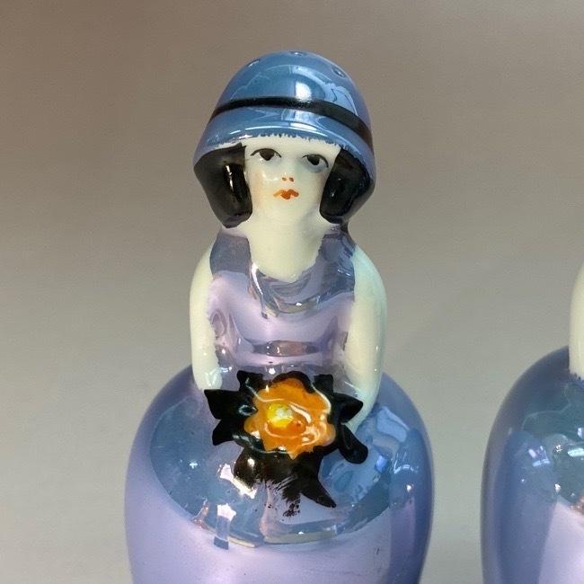 オールドノリタケ アールデコ デコレディ ラスター彩 小物入れ