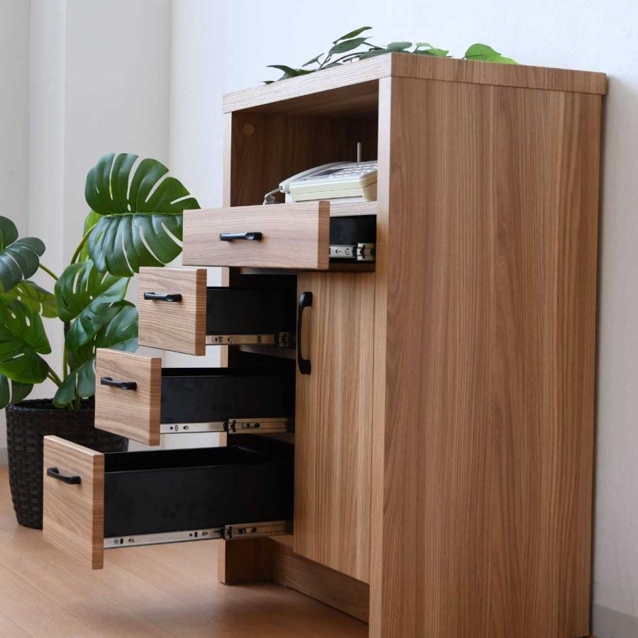 英国アンティーク 電話台 オーク無垢材 ナチュラル 収納 ディスプレイ