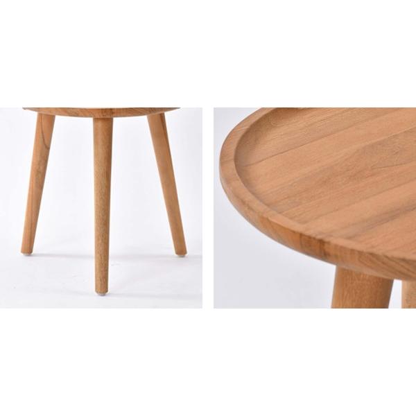 アジアンアンティーク 象嵌 チーク材 サイドテーブル 花台 飾り台