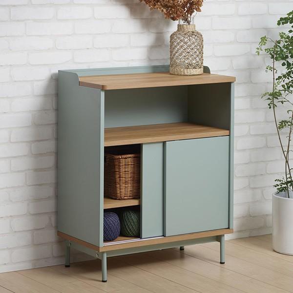 サイドボード キャビネット 北欧風 シンプル RURIK 幅65cm （ リビング