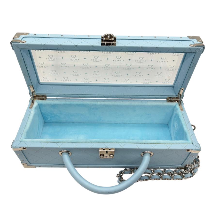 エンジェル シャンパン NV ドゥミセック ブルー レザータイプ 750ml