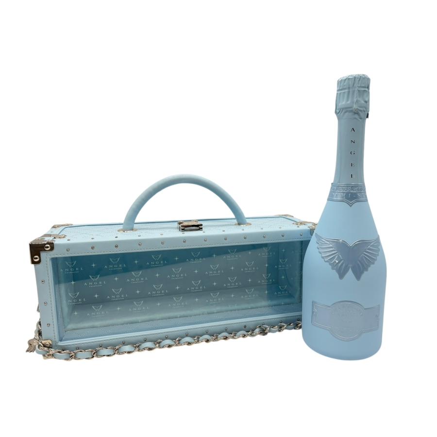 エンジェル シャンパン NV ドゥミセック ブルー レザータイプ 750ml