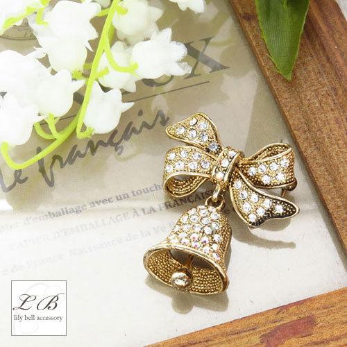 K18 ブローチリボンレトロ