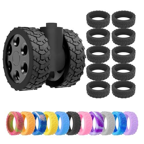 Gatoer 8個セット スーツケース タイヤカバー ホイールカバー キャリー