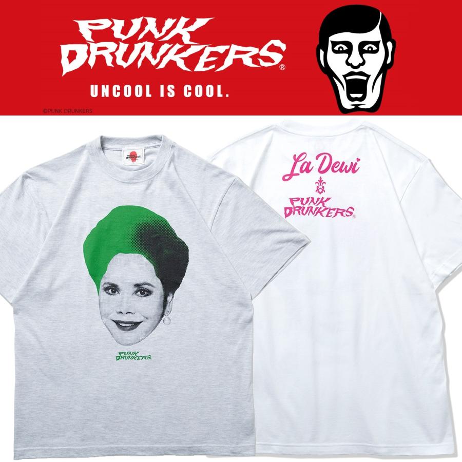 パンクドランカーズPUNK DRUNKERS Tシャツ デヴィ夫人ステッカー PUNK
