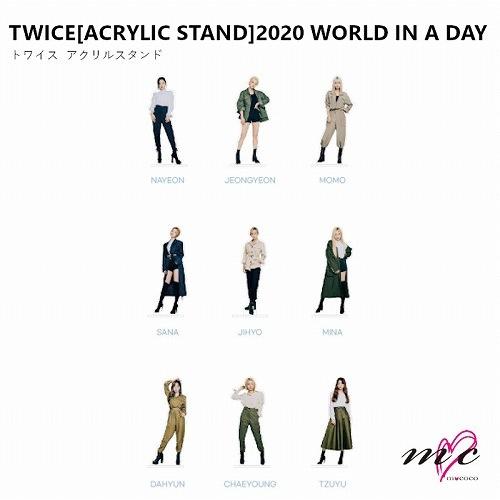TWICE 公式グッズ ACRYLIC STAND アクリルスタンド 2020 WORLD IN A