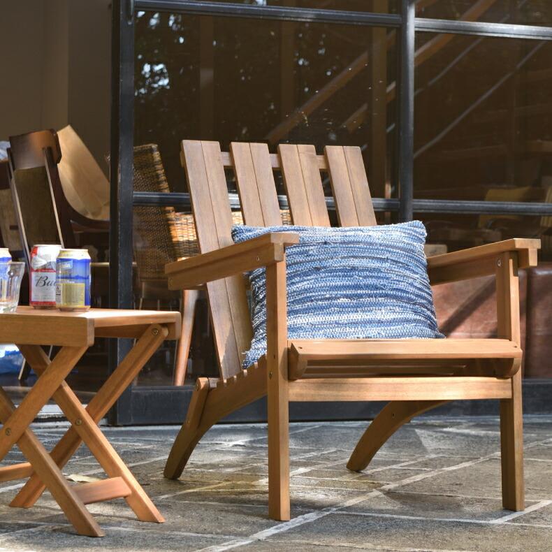 フォールディングチェア 木製 天然木 アカシア 肘掛け 折りたたみ