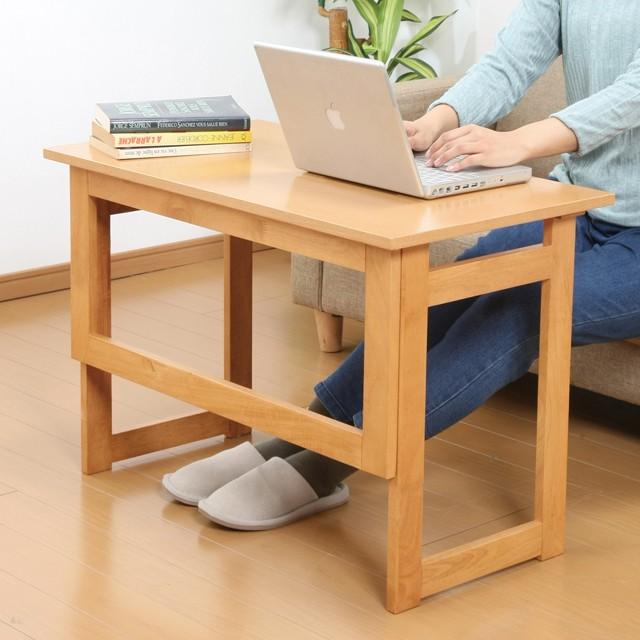 折りたたみテーブル 高さ69 幅80 奥行45 サイドテーブル センター