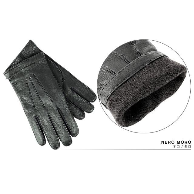 今季 メローラ ディア黒 カシミア黒 革手袋 グローブ MEROLA 今季