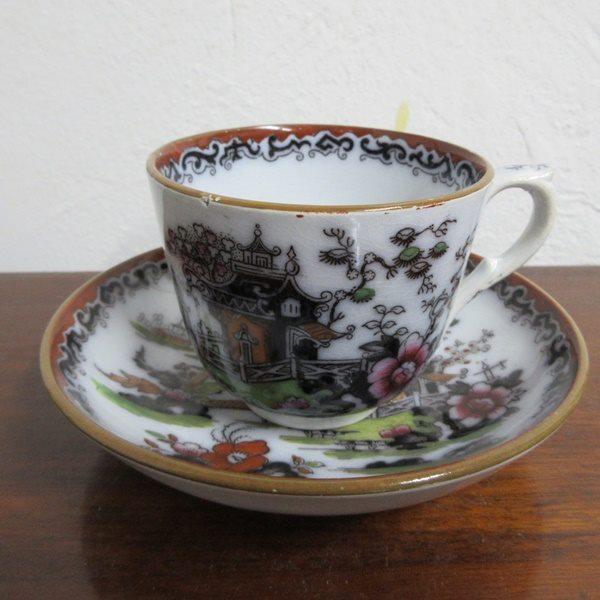 イギリス アンティーク雑貨 窯印なし コーヒーカップ ティーカップ
