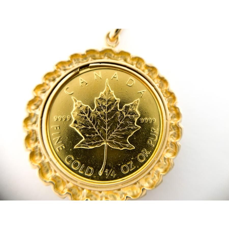 K24 K18 24金 18金 エリザベス2世 10ドル 1982年 カナダメイプル金貨 1