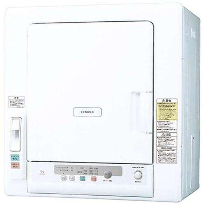 日立（HITACHI） DE-N60HV-W(DEN60HVW) 6.0kg 衣類乾燥機 : マサニ電気