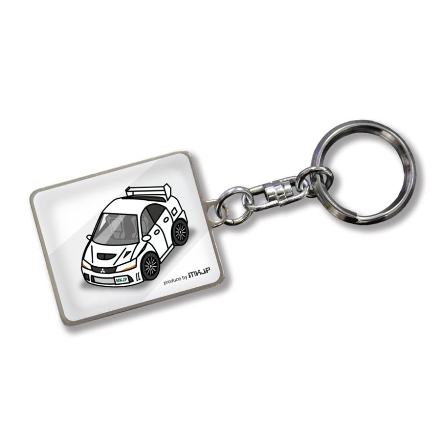 MKJP 車種別かわカッコいい キーホルダー ミツビシ ランエボ7 CT9A
