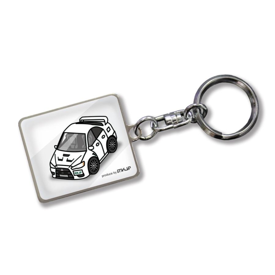 MKJP 車種別かわカッコいい キーホルダー ミツビシ ランエボX CZ4A