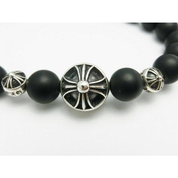CHROME HEARTS（クロムハーツ） マットブラックオニキス ビーズブレス
