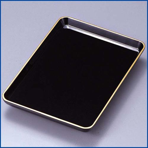 みよし漆器本舗 木質 7寸 切手盆 祝儀盆 漆塗り お盆 トレー 慶弔 名