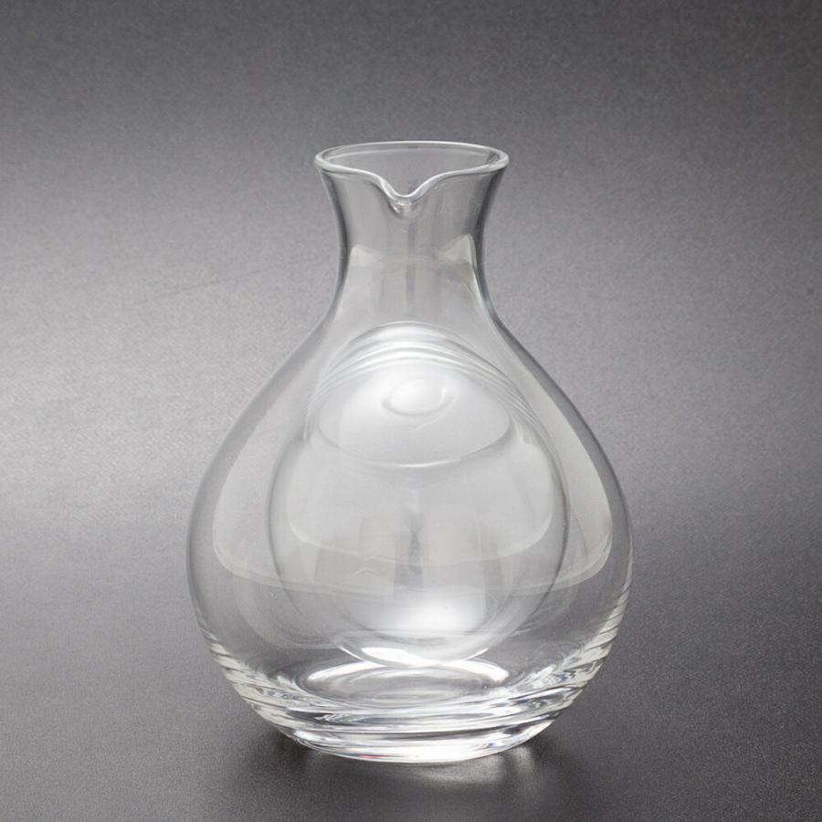 みよし漆器本舗 ガラス 徳利 冷酒 200cc（1合） 氷ポケット付 日本酒