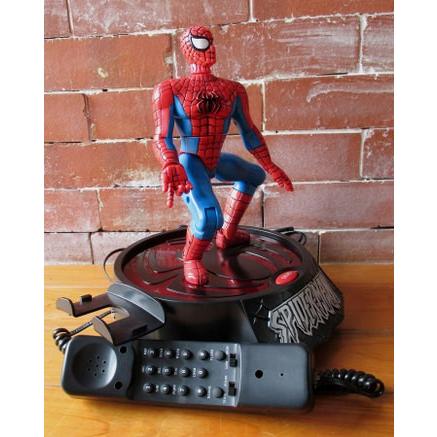スパイダーマン アニメイテッドフォン 電話機 マーベル MARVEL