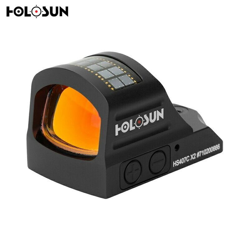 HOLOSUN ドットサイト HS407C X2 Open Reflex レッド ダットサイト