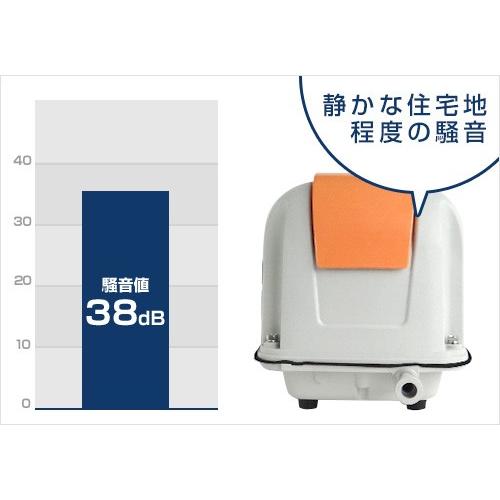 安永エアポンプ エアーポンプ AP-60G (60L/省エネ型) 【LP-60AN AP-60