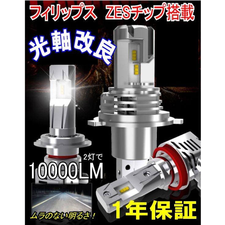 2025最新 光軸改良】バイク用1灯 Philips ZESチップ LEDヘッドライト