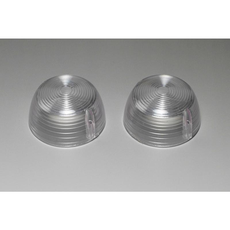 初期型ダックスウインカー平らクリアレンズ2ヶ : ミニモト公式 Yahoo