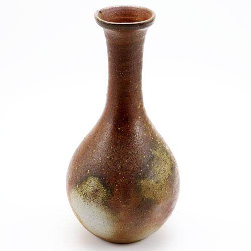 備前焼 鶴首型 花入れ 陶器 : 抹茶やお茶と茶道具の茶匠みのる園