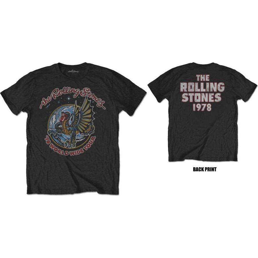 ROCK OFF ローリング ストーンズ Tシャツ Rolling Stones Dragon 78